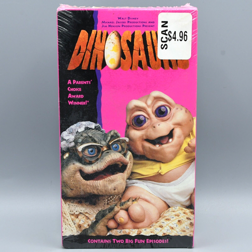 Dinosaurs TV Show VHS Volume 4 Golden Child Last Temptation 1992 NEW SEALED