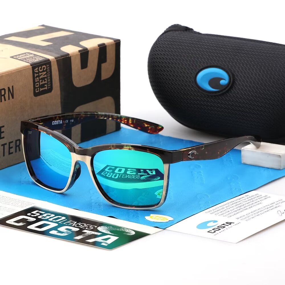 Costa del Mar Anna Tortoise Shell Frame Green Mirror polarizer (580P)