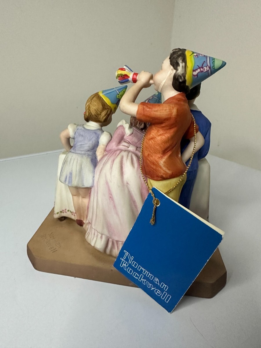 2 Vintage Norman Rockwell 1980 Figurines 