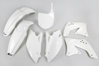 Ufo Plast Weiß Kawasaki KXF 450 2009-2011 Kit Kunststoffverkleidung