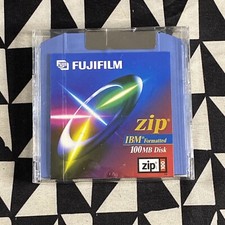 Fujifilm Zip Disk 100 MB IBM Formatted New Sealed