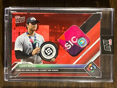 2023 Topps Now #WBC-73D Shohei Ohtani Team Japan Angels BASE RELIC