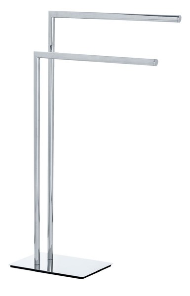 Wenko Handtuch Badetuch StäNder Recco 2 Arme Halter Stange Freistehend Bad Wc-image