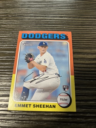 2024 Topps Heritage #187 Emmet Sheehan | Baseball Card