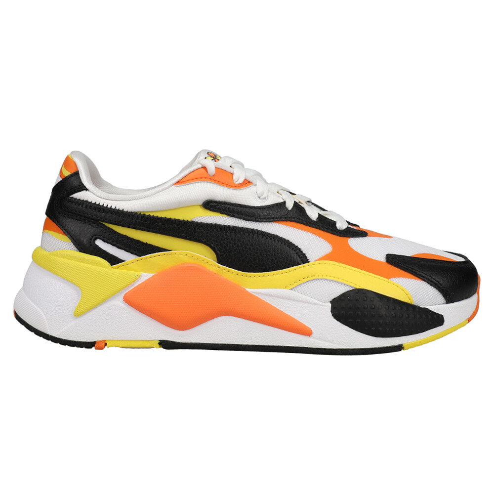 PUMA RsX3 59Th Lace Up Mens Orange, Yellow Sneakers Casual