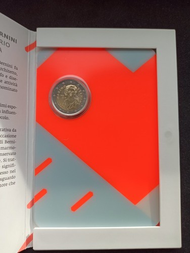 2018 St Marin Commemorative 2 Euro: Gian Lorenzo Bernimi - Picture 2 of 2