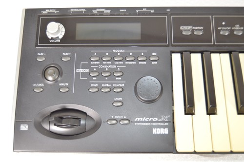 KORG MICRO X Synthesizer 25 Key Keyboard Tested Excellent W/Manual Power Cable - Picture 5 of 23
