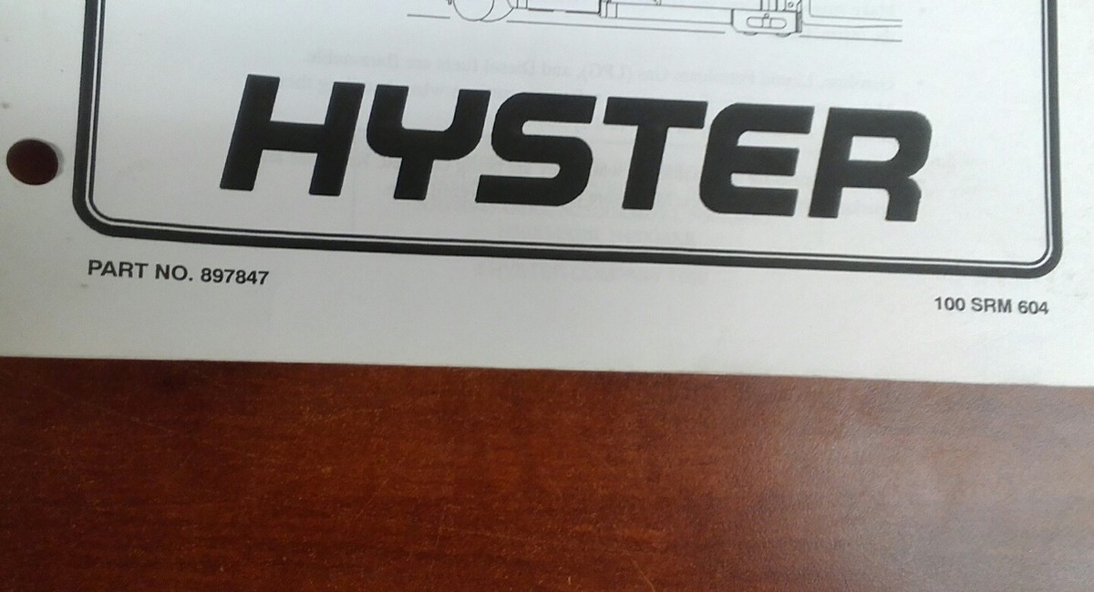 Hyster Frame 897847 100 SRM 604 | eBay