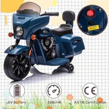 Ride on Motorcycle with Music and Headlight for Kids, 6V Electric Dirt Bike