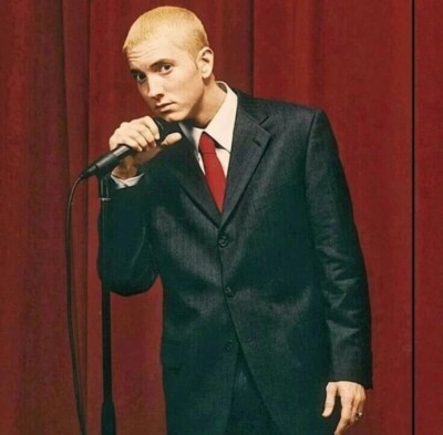 New Eminem 1/6 Action Figure, Black Suit Slim Shady Rap God fit