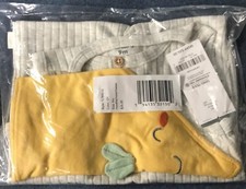 Carter's Baby Boys' Cotton Sleep  Play bib grey- Size 9months