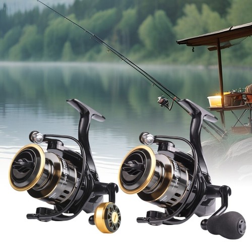 HE1000-7000 Reel 5.2:1 Gear Ratio Fishing Reel 22LBs Drag - Picture 4 of 22