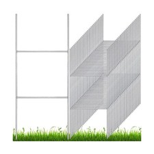 200 Pcs H Stakes for Yard Signs 24'' x 10'' Metal Heavy Duty H Fram... Fast Ship