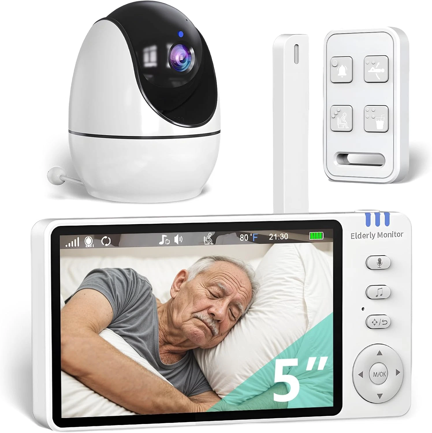 Elderly Care Monitor with Camera & Two-Way Audio, Med Reminder & Baby Monitor
Opens in a new window