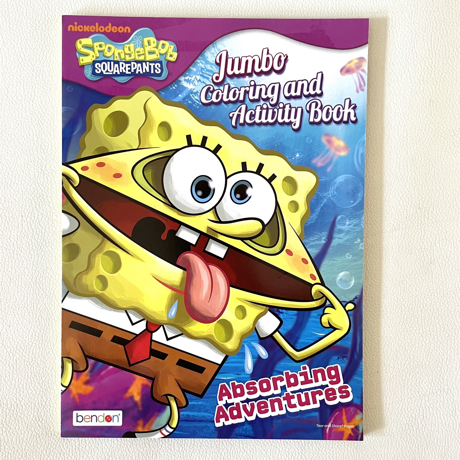 SpongeBob Squarepants Jumbo Coloring Activity Book! Nickelodeon Patrick