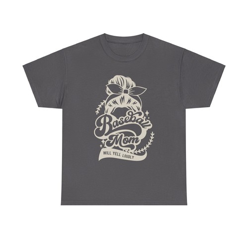 Baseball Mom Unisex Heavy Cotton Tee - Picture 26 of 45