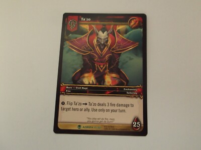 UDC - World of Warcraft: Azeroth ''TA'ZO'' #15 Trading Card
