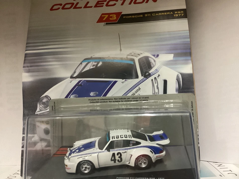 IXO PORSCHE 911 CARRERA RSR 24h DAYTONA 1977 , die-cast 1/43, Nuova in teca - Immagine 3 di 4