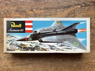 Revell 1/72 H-189 Saab J35 Draken, komplett und unbenutzt!
