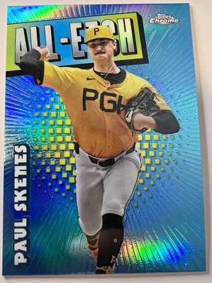2025 Topps Chrome Paul Skenes All Etch Refractor Pirates # CAE-18