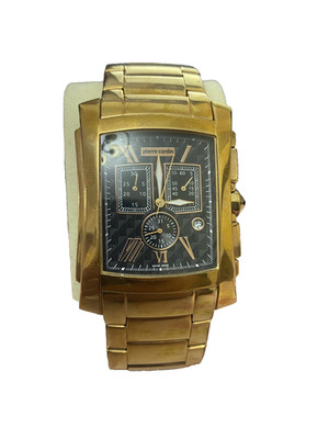 Classic Pierre Cardin gold plated (all stainless steel) gents quartz wrist watch