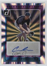 2025 Panini Donruss Signature Series Laser Carson Rucker #SG-CRK Auto 1s44