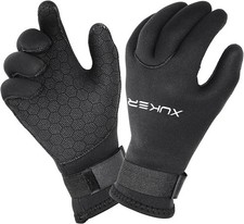 Water Gloves, m  5mm Neoprene Five Finr Warm Wetsuit Winter