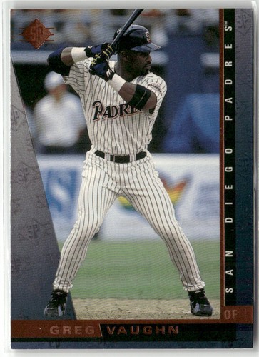 1997 SP Greg Vaughn #158 card