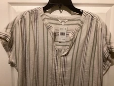 Splendid women’s linen blend top ~M~ NWT $138~S/S