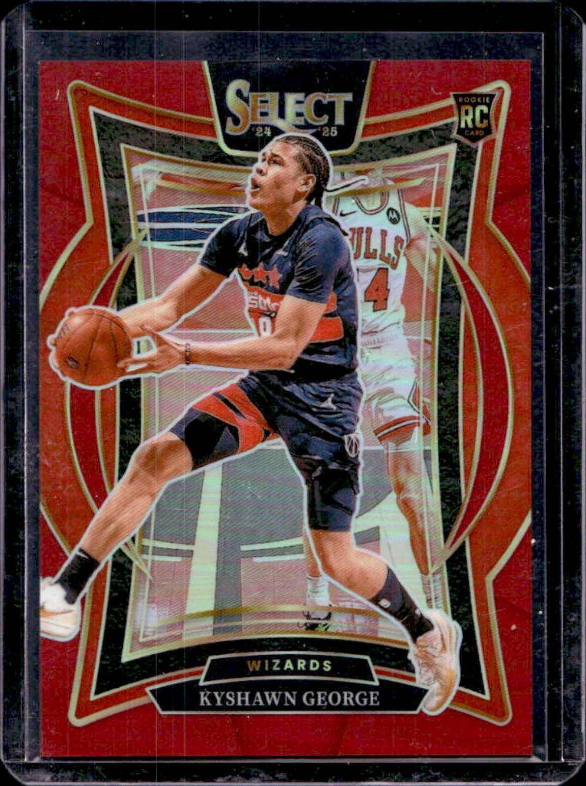 2024-25 Select Kyshawn George Concourse RC Red Prizm #50/199 Wizards