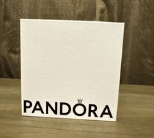 Pandora Pendant Charm Jewelry Gift Box Empty White 4 x4 x1