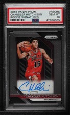 2018-19 Panini Prizm Rookie Signatures Chandler Hutchison PSA 10 GEM MT Auto 1b8