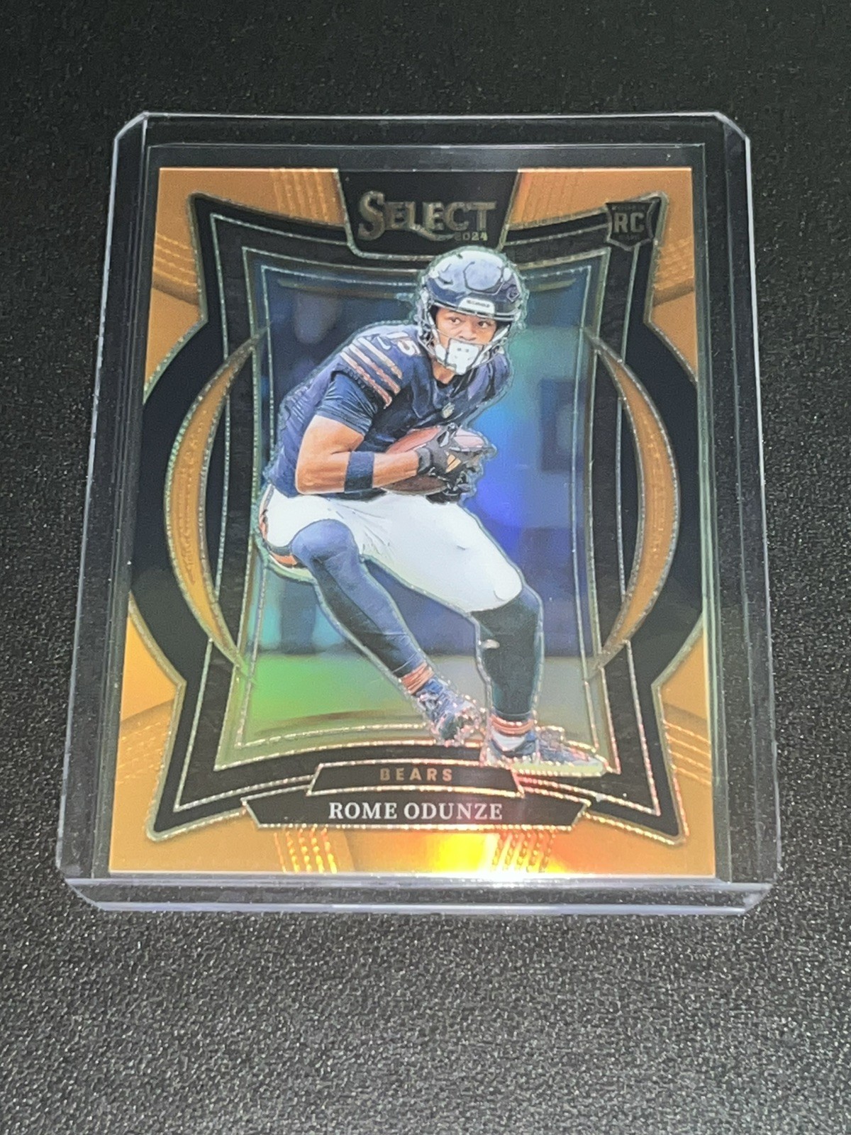 ROME ODUNZE 2024 SELECT CONCOURSE ROOKIE ORANGE PRIZM BEARS RC /49 