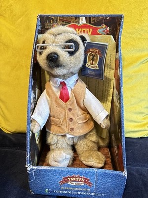 Vergleichen Sie das Erdmännchen, YAKOV Stofftier, neu, Zertifikat mit Karton.