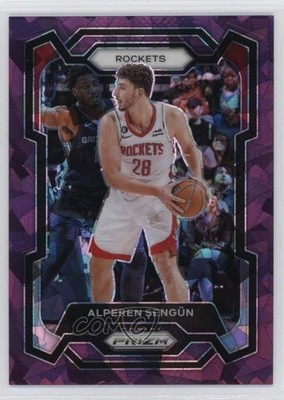 2023-24 Panini Prizm Purple Ice Prizm 58/149 Alperen Sengun #20 6t7