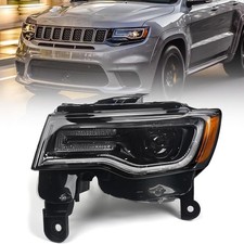 left Headlight Assembly for Jeep Grand Cherokee 2017-2021 Only for Xenon Type...