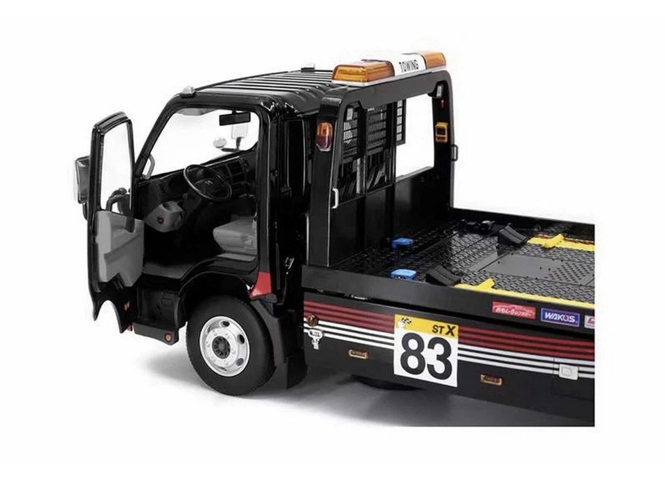 TINY  HINO 300 Flatbed Tow Truck Lorry SF Express 1/18 NIB. TAPE UNCUT - Image 4 of 4