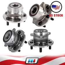 Front and Rear Wheel Hub Bearings Assembly Kit For Honda Pilot AWD 2009 - 2015
