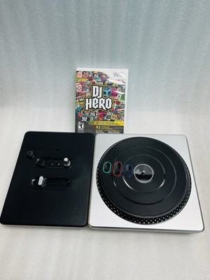 Nintendo Wii DJ HERO TURNTABLE Wireless Controller TESTED w/Game