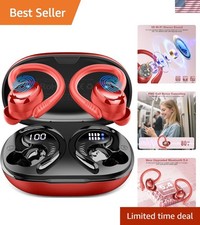 Revolutionary Bluetooth 5.4 Earbuds with 50H Battery 4 Noise-Cancelling Mics