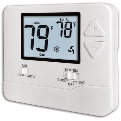 Easy-to-Read Thermostat with Large Backlit Display