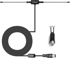 Universal FM Radio Dipole Antenna 75 Ohm F Plug 16FT Cable For Stereo Receiver
