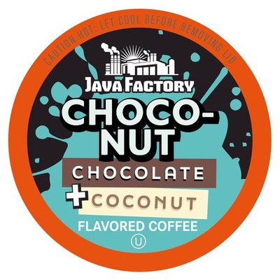 Java Factory Coffee Pods Choconut, 40 Count - Chocolate Coconut Flavored, Com...