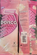 Lot Of 2 10 Packs Dorco Ladies Twin Blade Disposable Razors-New- Sealed