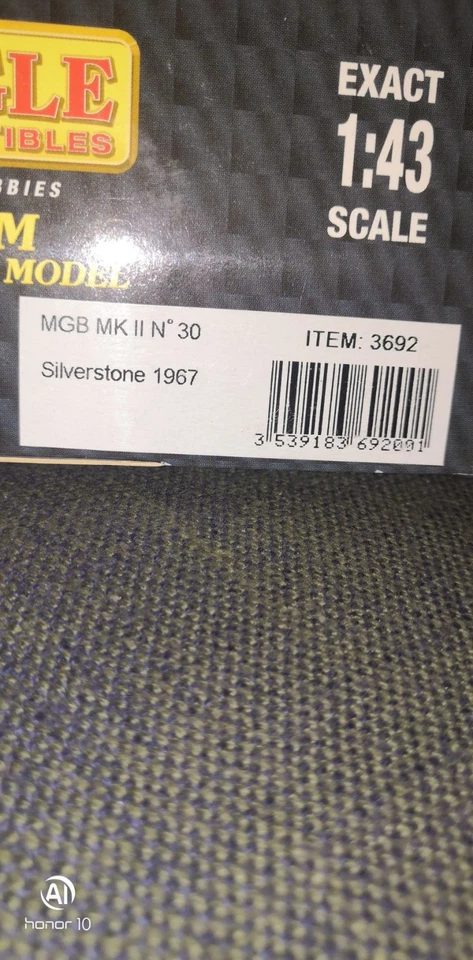 MGB MK II n.30 Silverstone 1967 1/43 Eagle Coll. ITEM 3692 - Immagine 3 di 4
