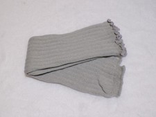 NEW Light Gray Leg Warmers Ribbed Knit 15"