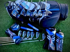 Complete Tour Edge TE-400 Men’s Golf Club Set. 12 Clubs Uniflex Near Mint