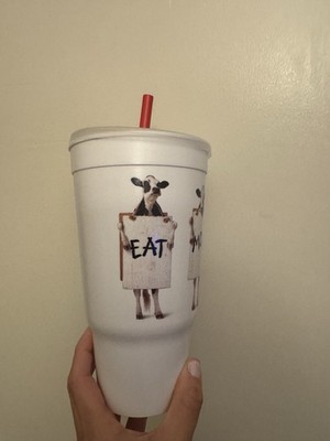 Chik Fila cup, Coozie And Cow Plush