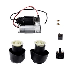 For BMW 550i Rear Air Suspension Spring Bag Compressor Valve Block Kit 10-16 NEW
