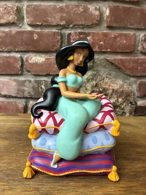 Vintage 90s Disney Aladdin Princess Jasmine Piggy Bank